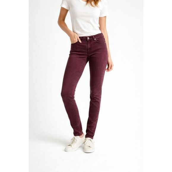 Buffalo David Bitton Denim - Buffalo David Bitton Purple Burgundy Stretch Skinny Jeans Size 4/27